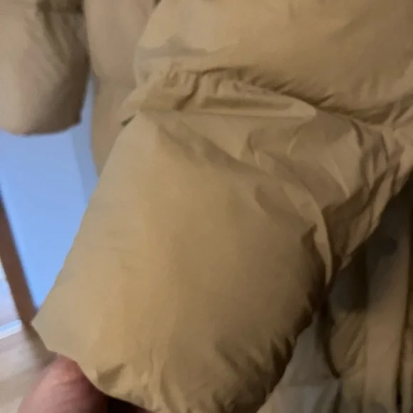 The Arrivals Beige Puffer Jacket - Picture 12 of 13